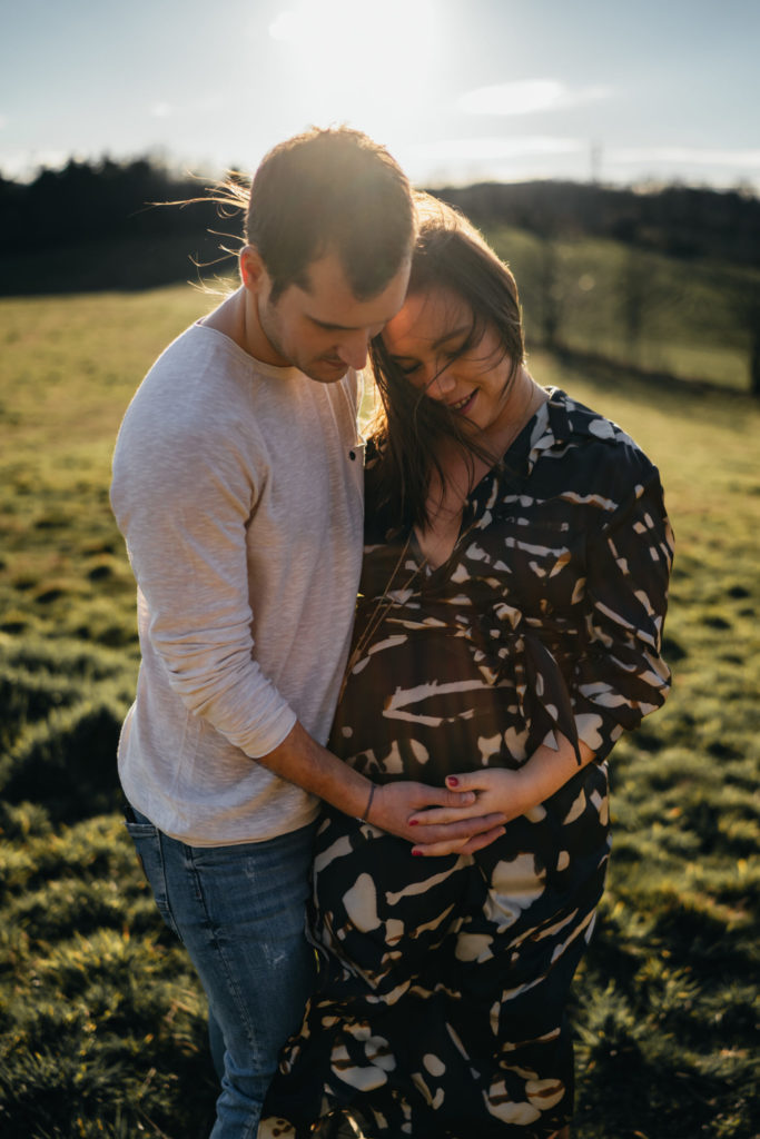 photographe couple grossesse loire